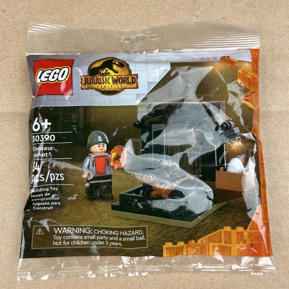 LEGO Jurassic World Dominion Dinosaur Market 30390 34 Pieces